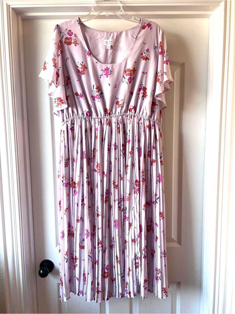 Isabel Pleated Floral Maternity Dress XXL